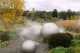 Schmalkalden Landesgartenschau Edelstahlkugeln mit Nebel 2